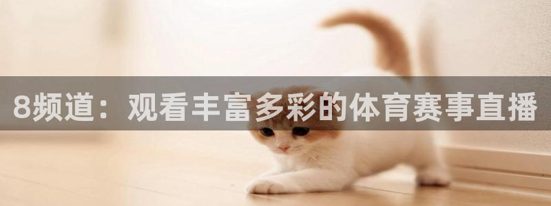 8频道：观看丰富多彩的体育赛事直播