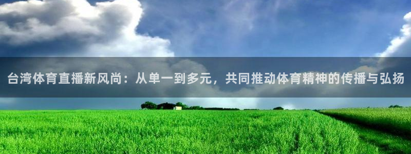 台湾体育直播新风尚：从单一到多元，共同推动体育精神的传播与弘扬